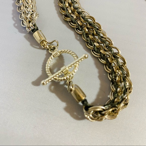 Silver, Pearl  and Crystal Necklace - Picture 3 of 3